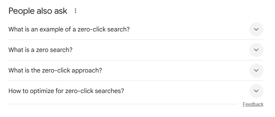 Zero-Click Searches-people also ask