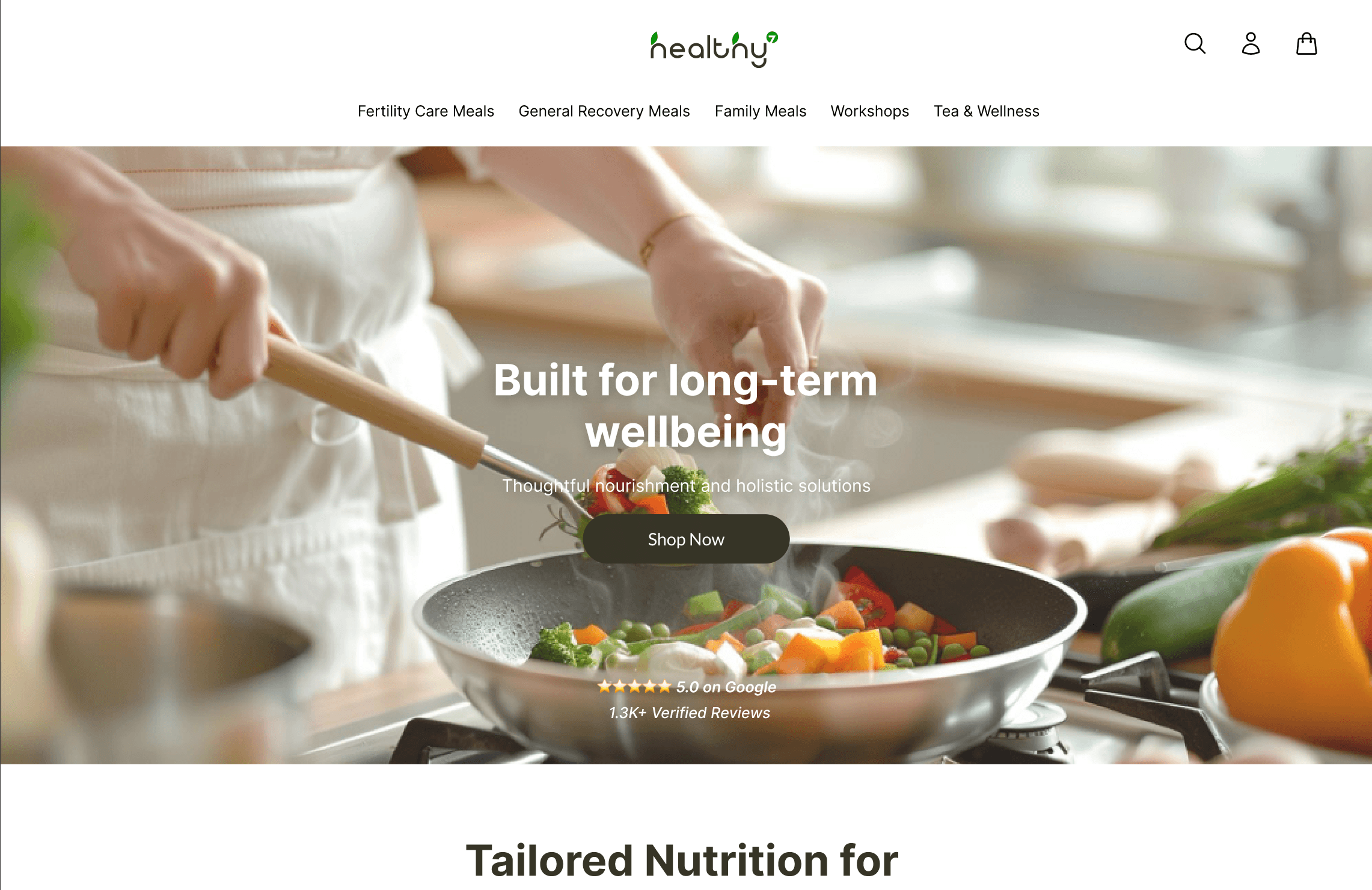 custom Shopify development case study home